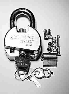 RESTRICTED KEYS: A unique cylinder and key profile makes unauthorized duplication of the working key very difficult.