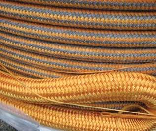 HMPE ultra high molecular weight polyethylene rope Strongest tensile strength per weight Stronger than same diameter wire rope Heat & UV resistant Low coefficient of friction Reduced operational