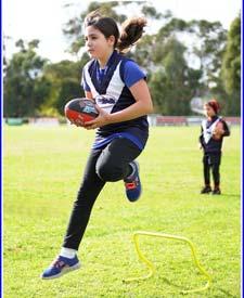 The program is not just about introducing children to Australian Football it activates and develops within each