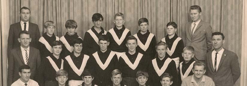 FIRST TEAM - 1966 Under 15 s We have come a long way in 50 years.