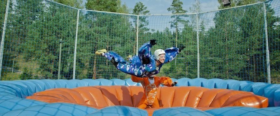 Free fall simulator in Sigulda One of the most exciting activities in Latvia is a flight with free fall simulator situated in the