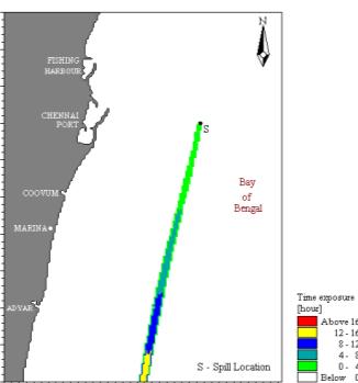 Oil spill trajectory modelling 1 a) b) WS= m/s 1 WD=5 WD=7 WD=7 July August September WS=3 m/s 1 WD=5 WD= WD= // 1:: Scale 1:1139 1/5/ 1:: Scale 1:1139 Figure.