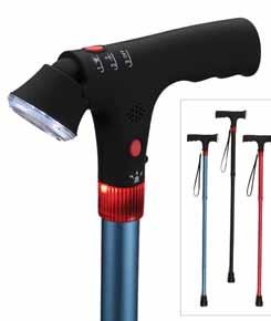 canes CH2048 Non-Folding Flashlight The EZee Life Flashlight cane is a non-folding walking cane with five height adjustments and four attractive colours!