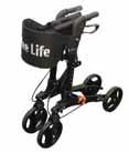 The overall width of 25 1/2 will allow this walker to be easily maneuverable through normal sized doorways and around the house. User Height range: 5' 2 to 6' Seat Width: 47 cm (18.