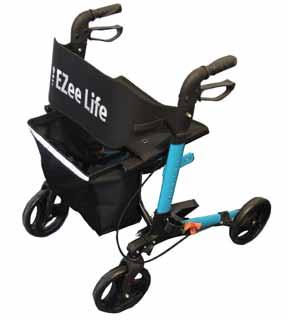 rollator walkers CH3013 The CH3013 Rollator is an X frame aluminum folding walker designed both for indoor and outdoor use that can easily and quickly be folded in two directions to minimize its size.