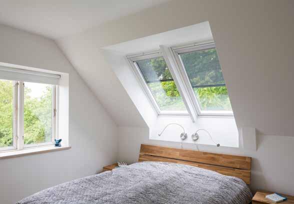 Elegantly designed blinds for easy control and blackout effect VELUX INTEGRA Fresh air and a better indoor climate Fresh air helps to feed your brain, and a pleasant indoor temperature can improve