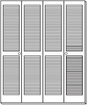 inventory is depleted RPBI LV LVRPB Panels Colonial #730 Louver #732 Louver/Panel