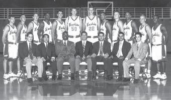 ALL-TIME RESULTS 1998 NCAA Tournament (Sweet 16) Front row (left to right): Manager Alen Rosen, Trainer Craig Moriwaki, Asst. Coach Byron Boudreaux, Head Coach Bob Bender, Asst.