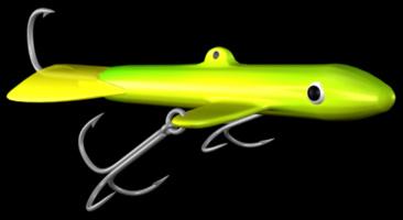 18. Banana jigs are somewhat and the weight-forward design causes the bait to when resting. 19.