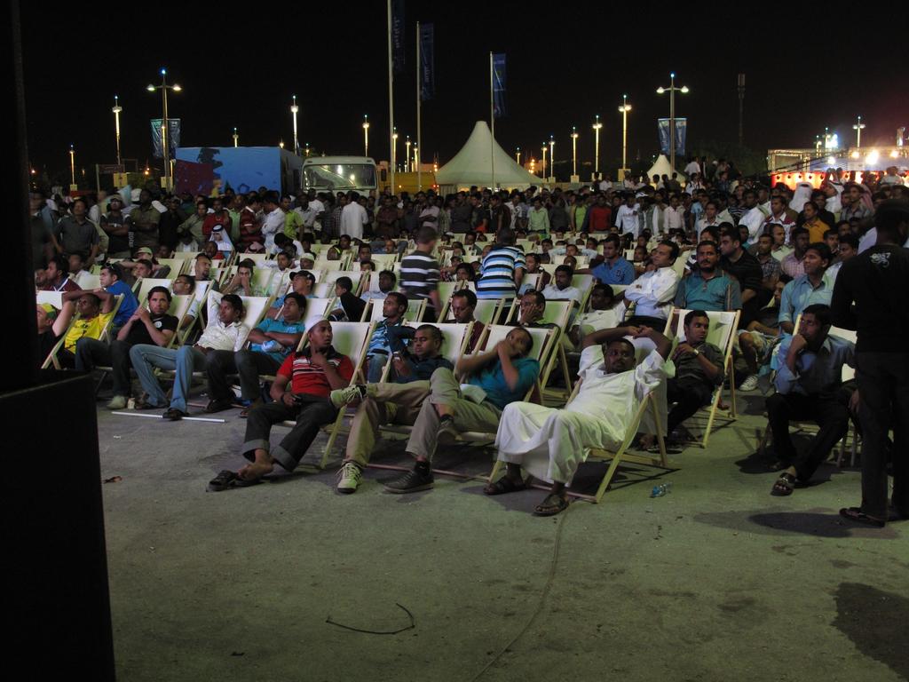 Qatar 2011 Impressions _ public viewing in Doha 18.