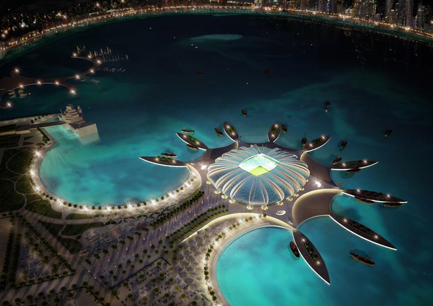 Stadium design for Qatar 2022