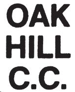com Graphic Designer Sharon Richardson Reprinted by permission only. Copyright 01 by Oak Hill Country Club 8-8-10 www.oakhillcc.com High 80, low 4 Wind mph 4 REACH for the Green Scholarship 11 H.O.P.