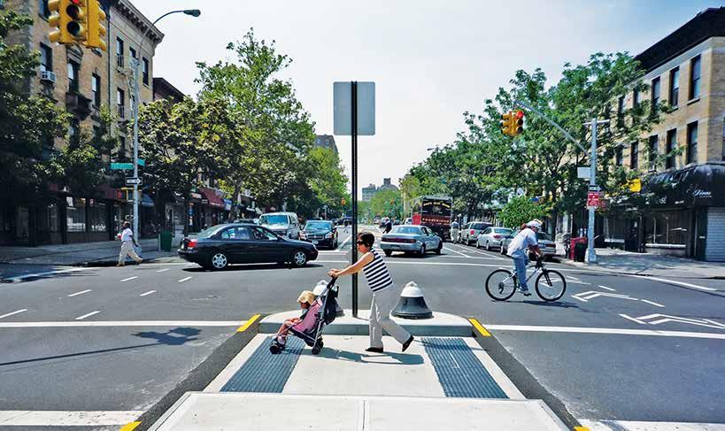 [PEDESTRIAN REFUGE ISLAND] MAINTENANCE & MANAGEMENT Special Maintenance Repaving: Pedestrian refuge islands will introduce some additional costs to routine maintenance such as street repaving.