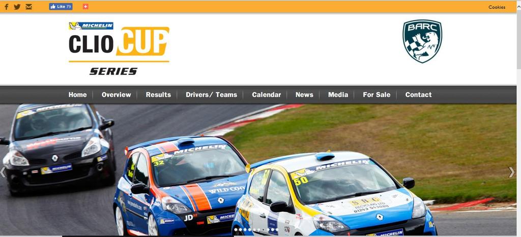 Spreading the Word The Michelin Clio Cup have a dedicated team that provide the championship with high