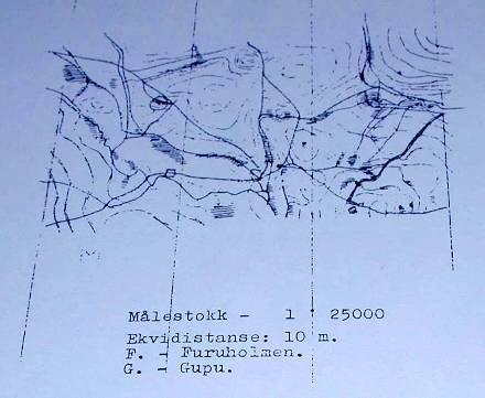 The first orienteering map specially drawn/fieldworked