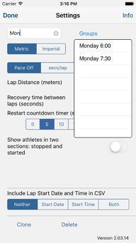Circuit Lap Timer Circuit Lap Timer is an Interval or Circuit Lap Timer app designed for coaches to record lap times and calculate daily averages for groups of athletes, with the ability to allow for