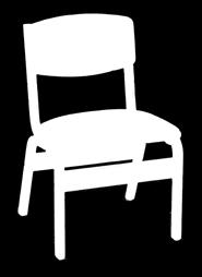 2-Position Chair X140101 20 w x 23 d x 32 h Sled Base Chair X142101 20 w x 23 d x 32 h