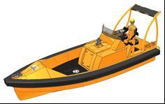 Boat type: FRSQ 700 A Boat design / purpose: Hull material: Engine configuration: Propulsion: G.A. drawing no.