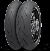 Supermoto New high herformance street-legal supermoto tire. Extraordinary light handling with outstanding grip and curve stability. Exceptional control and optimal feedback in the limit range.