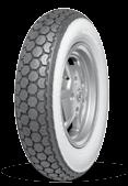 German manufacturers. The modernized tread compound makes currentday technology available for classic scooters. All sizes are also available in whitewall style. 3.50-8 M/C 46 J TT 02 00 235 3.