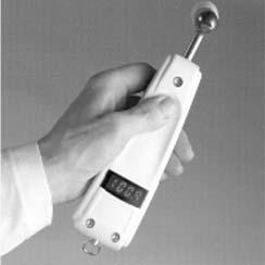 Familiarize Yourself with the Instrument Practice Holding Your TemporalScanner The TemporalScanner is ergonomically designed specifically for its application.