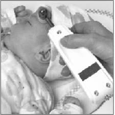 Temping Baby in Bassinette, Open Crib, or with Mom Instrument should be in same temperature environment as the baby for approximately 20 minutes. Measurement site must be exposed.