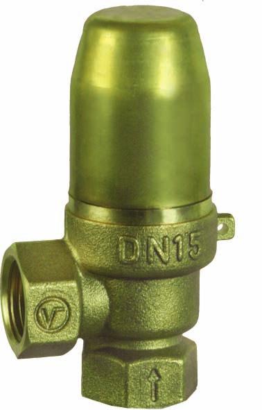 Threaded Application Econ safety relief valves with threaded connection, can be used for many simple applications. Suitable for gases, vapours and liquids. Specific features and applications: Fig.