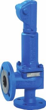 DIN flanges Index and product compare page 553 page 555 page 557 Proportional-relief valve Low capacity Straight model PN 16-40 15-150 Cast iron Cast steel Full lift safety valve High capacity PN