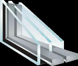 Maxi Pyramid Roofs. The Maxi Flat has a 44mm triple glazed sealed unit for increased thermal efficiency.