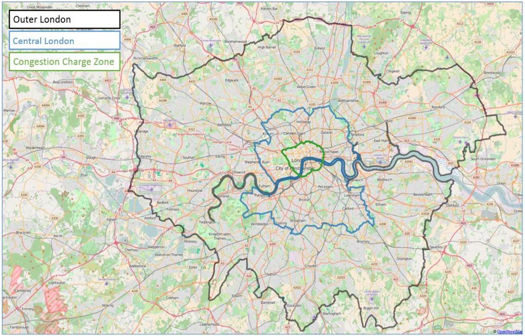 ZONE SYSTEM London is a large city, with over 8 million inhabitants 1.