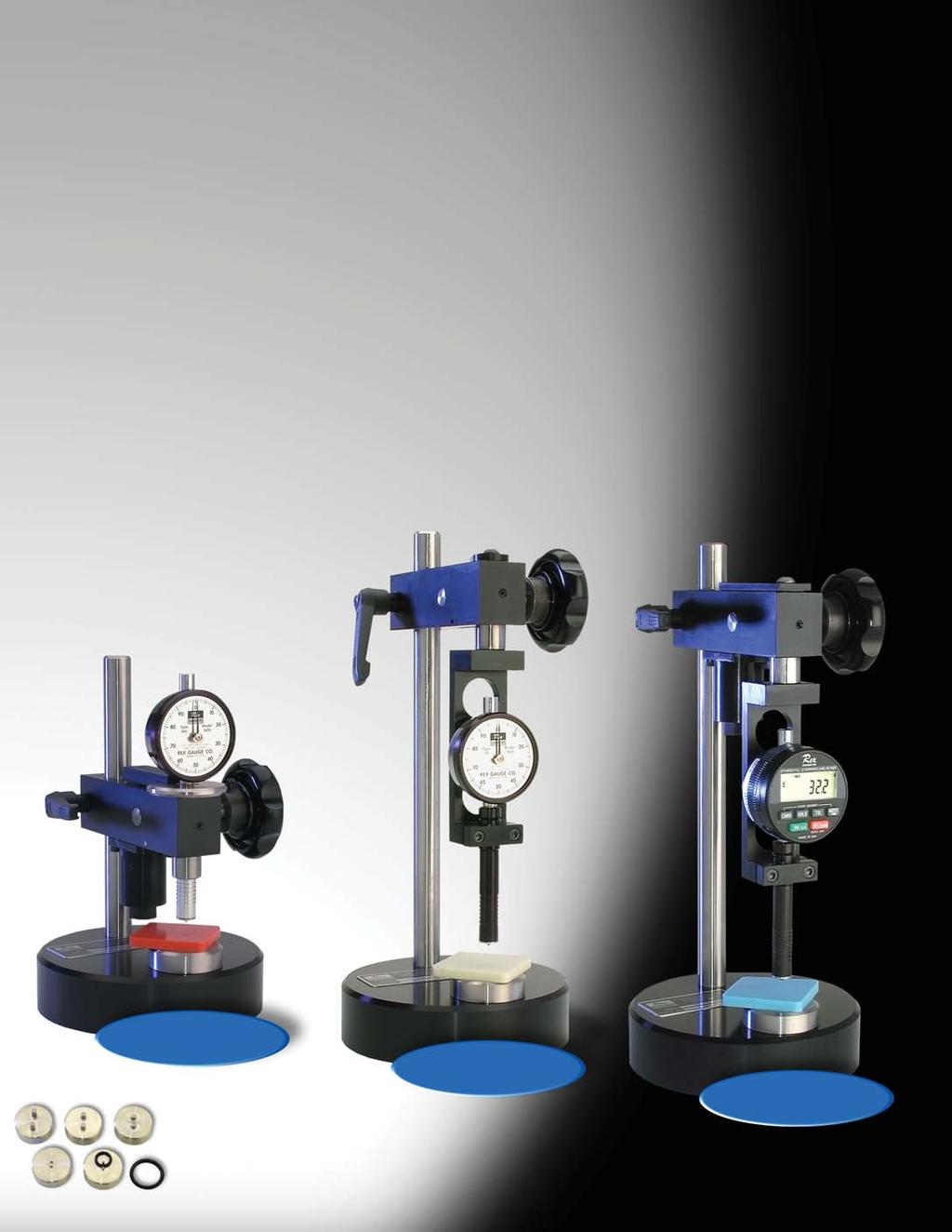 The OS-2 and OS-4 Operating Stands Smaller versions of the OS-1 stand, the OS-2 and OS-4 provide a convenient and accurate way to perform repeated hardness tests.