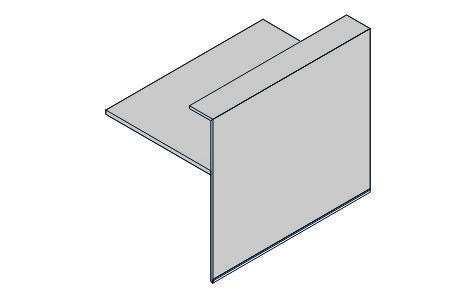 LOWLAND NUT OPTIONAL TOP ELEMENT WITH LIGHT, CORNER UNIT 73 HIGH GLOSS WHITE 101