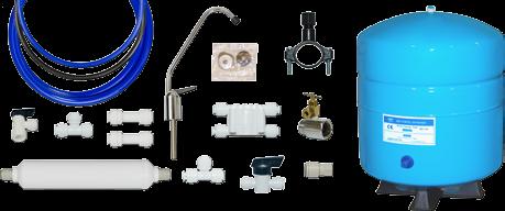 Drinking Water Kit with Non-Air Gap Faucet for RO and