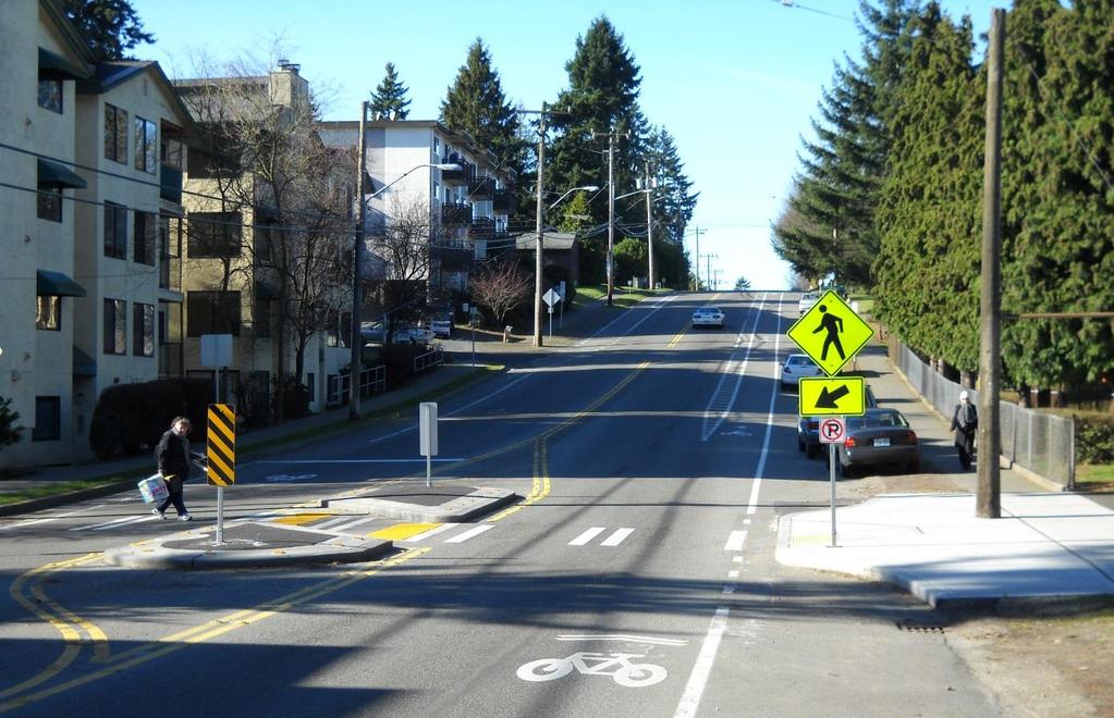Road Diet Highlights 4- to 3-lane road diet is most popular, but also 4- to 2-lane Turn lane has additional