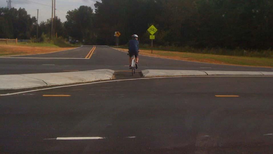 North Carolina Curb cut design to assist