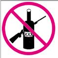 10. AVOID ALCOHOLIC BEVERAGES OR JUDGE- MT/REFLEX IMPAIRING MEDICATION WH SHOOTING. Do not drink and shoot.