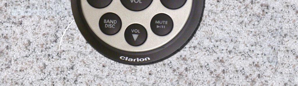 to the spa, such as blower, pumps and light Keypad - Used to enter TV channels VCR and DVD controls - Use to control a VCR or DVD player Topside Remote Controls The Clarion receiver is not controlled