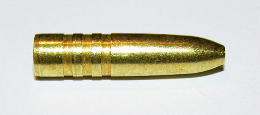 .270 (7.04 mm) 8,4 g / 130 grain General This caliber suffers of its twist rate 10 designed for 130 grain / 8,4 g lead core bullets.