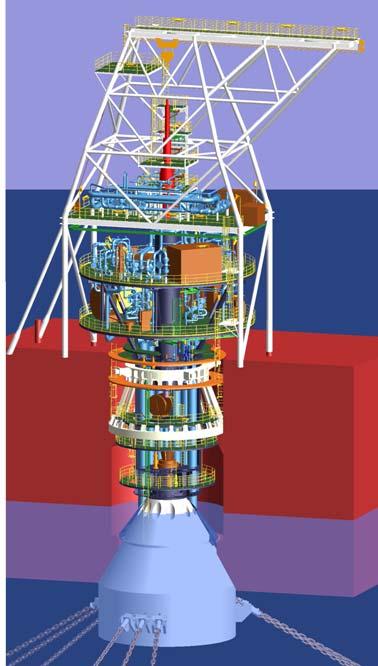 disconnectable turret mooring system. The turret system serves as both a load-transfer and fluid-transfer system between the subsea system and the FPSO.