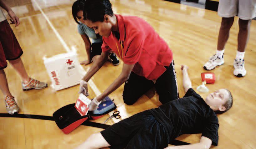 AED PROGRAM 15 Automated External Defibrillation (AED) Sudden cardiac arrest (SCA) can happen anytime, anywhere and to anyone. When SCA strikes, seconds mean the difference between life and death.
