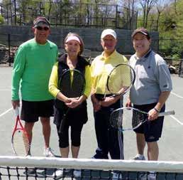 We will offer lots of fun-filled games, group clinics, footwork drills, match play, Cardio Tennis and a game of Alive.