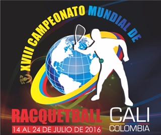 XVIII IRF RACQUETBALL WORLD CHAMPIONSHIP CALI - COLOMBIA JULY 15-23, 2016 The International Racquetball Federation (IRF) and the Colombian