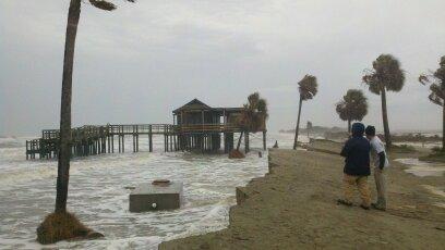 A series of winter storms in January and February 1998 resulted in severe erosion of Folly Beach County Park, located at the southwestern end of the island.