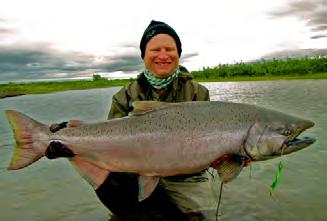 We are strictly catch and release for all king salmon, as the gene pool for adults is extremely precious and we want to protect future generations any way we can!