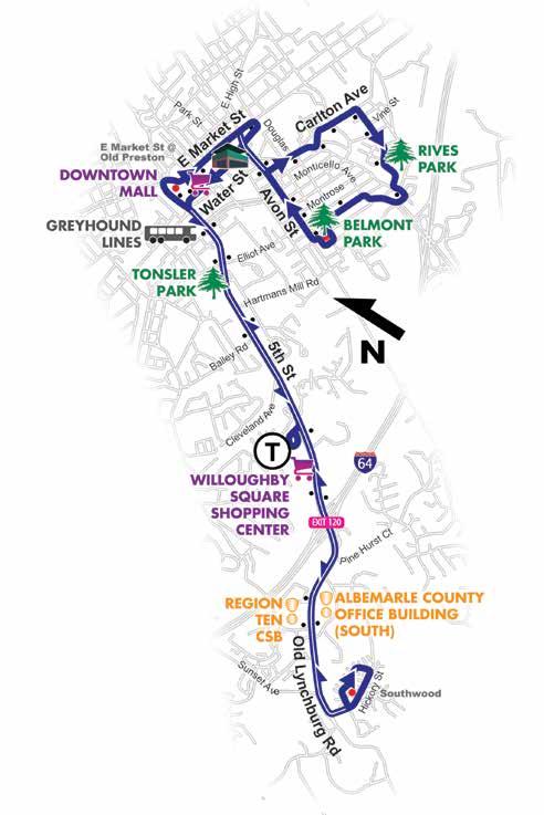 ROUTE 3 Route Three Monday - Saturday 6:00 AM - 11:45 PM Sunday No Service Special Note The is only served in the southbound direction (towards 5th Street).