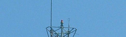 Figure 4-1 Top of the meteorological mast 1 with 3D sonic