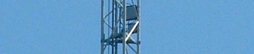 Figure 4-2 Side view of meteorological mast boom including wind