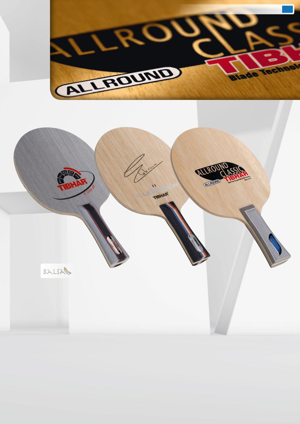 BLADES 43 CHILA OFF The blade of the former multiple European Champion and World Cup winner impresses by its varied speed reserves. The Limba outer layers confer its perceptible power.