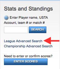 League Advanced Search The League Advanced Search can be used to find player, team, flight, league, match and Championships information.