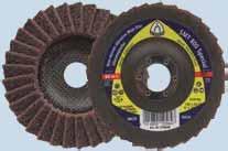SMT 800 High-quality non-woven mop disc for stainless steel finish work Optimal results when used on variable- angle grinders Three grades Convex 12 Grade Colour operating 115 x 22,23 coarse brown 80
